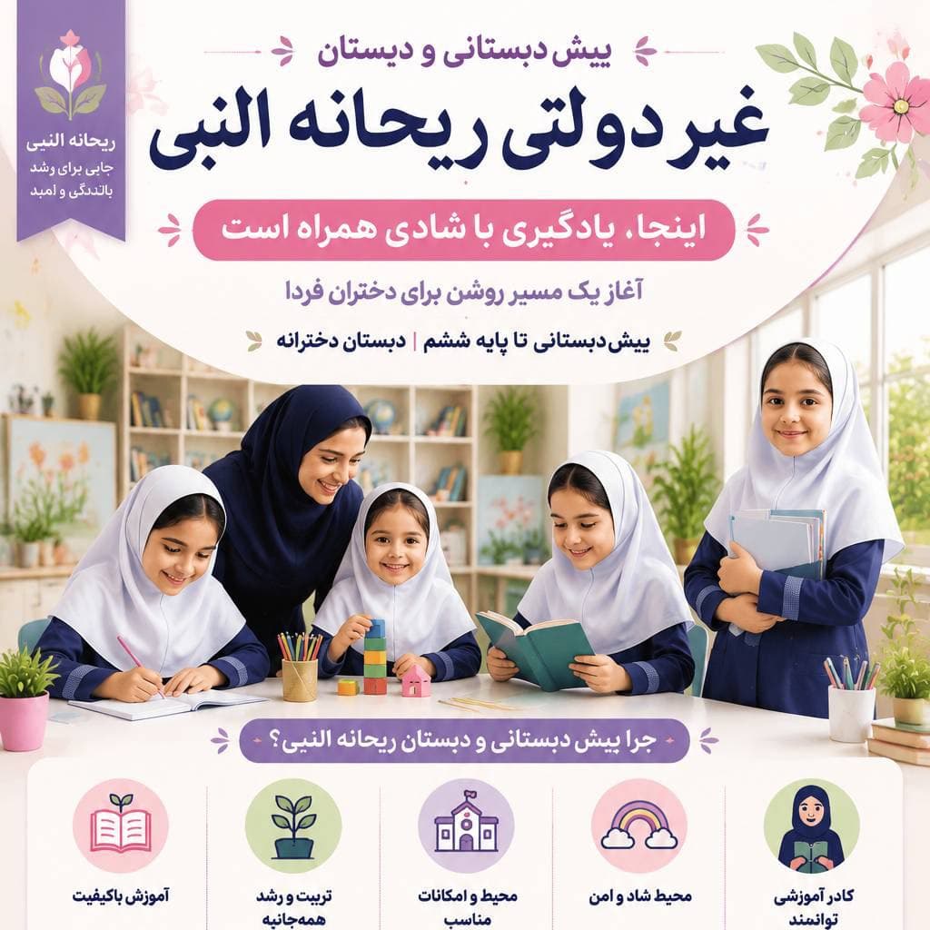 گزارش کوتاهی از فعالیتها و اقدامات انجامشده در آغاز سال تحصیلی در دبستان دخترانه ریحانهالنبی (ص)